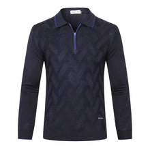 Load image into Gallery viewer, TACE&amp;SHARK Billionaire sweater men&#39;s 2018 new style fashion comfort zipper collar geometry pattern gentleman M-5XL free shipping