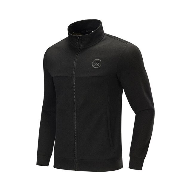 Li-Ning Men Wade Series Sweater Regular Fit 82% Cotton 18% Polyester Hoodie Zipper Closure LiNing Sports Jackets AWDP433 MWW1599