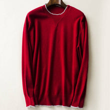 Load image into Gallery viewer, High Quality Sweater Men 100% Pure Cashmere Knitting Jumpers Hot Sale Standard Clothes Man Sweaters Oneck Male Pullover New Tops