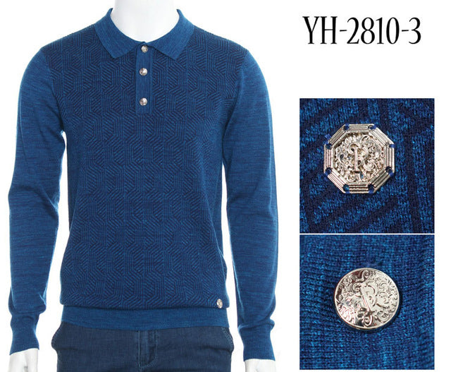 Billionaire TACE&SHARK Sweater wool men's 2018 new fashion Button comfort high quality gentleman M-4XL big size free shipping