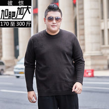 Load image into Gallery viewer, 10XL 8XL Autumn Winter Solid Sweater Men New Casual Slim Fit Mens Knitted Sweaters Comfort O-Neck Knitwear Pullover Pull Homme