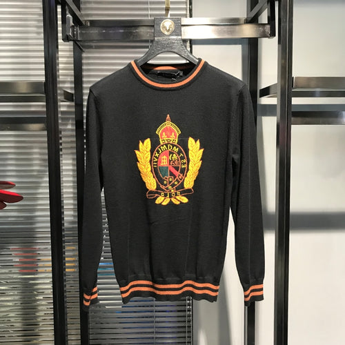 WD1024 Fashion Men's Sweaters 2019 Runway Luxury Brand European Design party style Men's Clothing