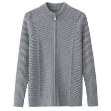 Load image into Gallery viewer, New high quality luxury Men Knitted 100%Cashmere coat Cardigan Thickening mens Fashionable Casual Warm Sweater plus size M-4XL