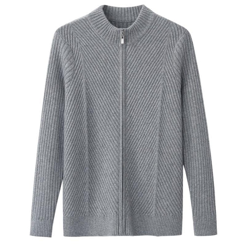 New high quality luxury Men Knitted 100%Cashmere coat Cardigan Thickening mens Fashionable Casual Warm Sweater plus size M-4XL