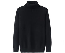 Load image into Gallery viewer, New arrival fashion high quality Men Casual Warm Knitted Pure Cashmere Sweater Fashionable Turtleneck Pullovers size M-3XL4XL