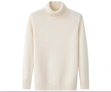 Load image into Gallery viewer, New arrival fashion high quality Men Casual Warm Knitted Pure Cashmere Sweater Fashionable Turtleneck Pullovers size M-3XL4XL