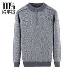 Load image into Gallery viewer, 100% Pure Cashmere Sweaters Men&#39;s High Quality Products Zipper In Autumn And Winter Very Large Size S M L XL XXL XXXL 4XL 5XL