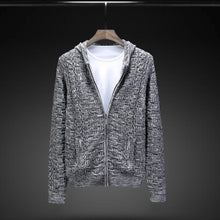 Load image into Gallery viewer, New Arrival Winter Men&#39;s Casual Sweater 100% cotton Fashion Warm Zipper With Pockets Brand Cardigan Large Male Size 4xl 5xl 6xl
