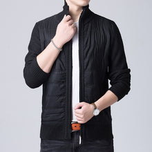 Load image into Gallery viewer, 2019 New Autumn Winter Men&#39;s Thick Sweater Coat Male Parkas Patchwork Sweatercoat Zipper Cardigans Sweater Man Jacket MZM561