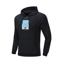 Load image into Gallery viewer, Li-Ning Men Wade Series Po Knit Hoodie Winter WARM SHELL Fleece 72% Cotton 28% Polyester LiNing Sports Sweater AWDP583 MWW1617