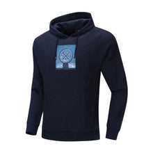 Load image into Gallery viewer, Li-Ning Men Wade Series Po Knit Hoodie Winter WARM SHELL Fleece 72% Cotton 28% Polyester LiNing Sports Sweater AWDP583 MWW1617