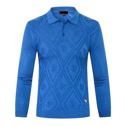 TACE&SHARK Billionaire Sweater wool men's 2018 new style fashion argyle pattern high fabric fitness wool M-5XL free shipping