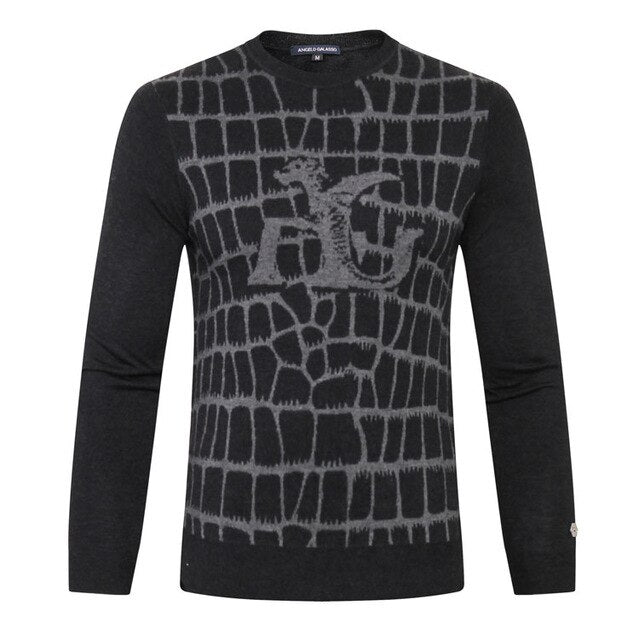 TACE&SHARK Billionaire Sweater wool men's 2018 launching commerce argyle pattern high fabric pop wool male M-5XL free shipping