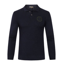 Load image into Gallery viewer, TACE&amp;SHARK Billionaire Sweater wool men&#39;s 2018 new style comfort embroidery solid color pop leisure wool M-5XL free shipping