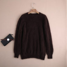 Load image into Gallery viewer, New Men&#39;s Mink cashmere Fleece Warm Sweaters, Free Delivery S18128