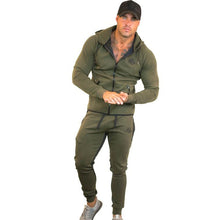 Load image into Gallery viewer, M-2XL Large Size Men Hoodies Suits Baseball Style Sweater Set Thermal Man Sport Suit Jogger Gym Sets