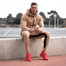Load image into Gallery viewer, M-2XL Large Size Men Hoodies Suits Baseball Style Sweater Set Thermal Man Sport Suit Jogger Gym Sets