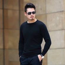 Load image into Gallery viewer, Men Sweaters 100% Pure Cashmere Knitted Pullovers High Quality Oneck Jumpers Man Standard Clothes 6Colors Male Cashmere Knitwear