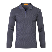 Load image into Gallery viewer, TACE&amp;SHARK Billionaire sweater men&#39;s 2018 launching comfort zipper collar geometry pattern fitness gentleman free shipping
