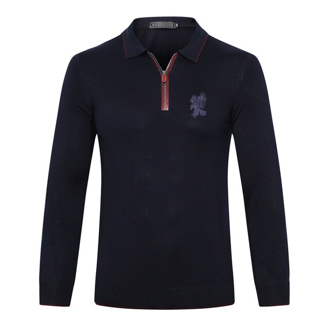 Billionaire sweater Snake skin wool men's 2019 New Casual zipper embroidery high quality gentleman big M-5XL free shipping