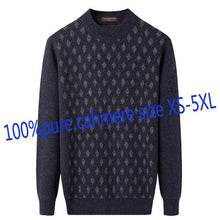 Load image into Gallery viewer, New Arrival MENS Thickened 100% Pure Cashmere Sweater Winter Sweaters Pullovers Casual Computer Knitted O-neck Plus Size XS-4XL