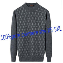 Load image into Gallery viewer, New Arrival MENS Thickened 100% Pure Cashmere Sweater Winter Sweaters Pullovers Casual Computer Knitted O-neck Plus Size XS-4XL