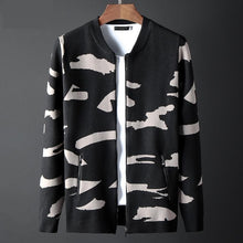 Load image into Gallery viewer, new arrival high quality Spring Autumn Thin Trend Jacket Men Cardigan Sweater Fashion Camouflage Knitted plus size MLXL2XL3XL4XL