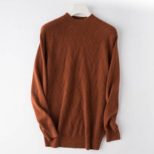 Load image into Gallery viewer, Men Sweater and Pullover 100% Pure Goat Cashmere Knitted Jumpers Man High Quality Oneck Standard Clothes 6Colors Male Sweaters