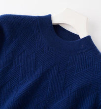 Load image into Gallery viewer, Men Sweater and Pullover 100% Pure Goat Cashmere Knitted Jumpers Man High Quality Oneck Standard Clothes 6Colors Male Sweaters