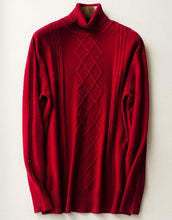 Load image into Gallery viewer, Hot Sale Turtleneck Men Sweaters 100% Pure Cashmere Knitted Jumpers Male Standard Clothes High Quality 6 Colors Soft Man Sweater