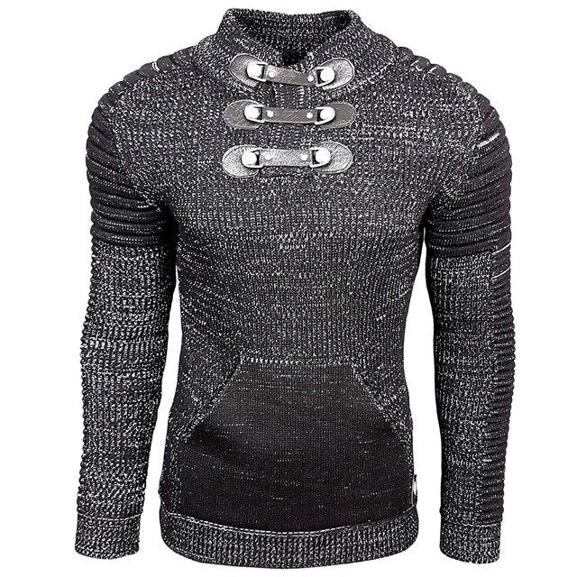 ZOGAA Cardigan Sweater Coat 2019 New Men Autumn Winter Fashion Solid Sweaters Casual Warm Knitting Jumper Sweater Male Coats