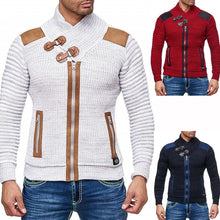 Load image into Gallery viewer, ZOGAA 2019 Autumn Winter Brand Sweater Cardigan Men Casual Slim Sweaters Male Warm Thick Hedging Turtleneck Sweater Men S-3XL