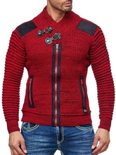 Load image into Gallery viewer, ZOGAA 2019 Autumn Winter Brand Sweater Cardigan Men Casual Slim Sweaters Male Warm Thick Hedging Turtleneck Sweater Men S-3XL