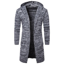Load image into Gallery viewer, 2019 New Fashion Men&#39;s Hooded Padded Cardigan Sweater Coat Trend Sweater