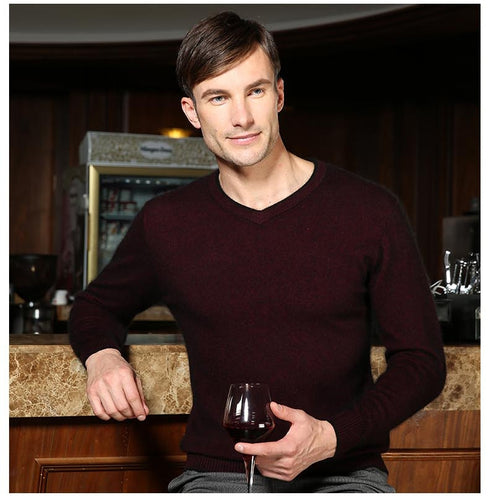 Real cashmere sweater men pure cashmere pullovers men winter cashmere sweater Free shipping customized big size color
