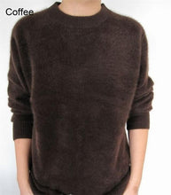 Load image into Gallery viewer, 2016 New genuine mink cashmere sweater men pure 100% cashmere sweater pullovers mink sweater free shipping Wholesale price S110