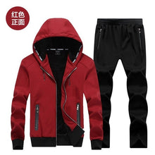 Load image into Gallery viewer, 2019 Winter Large size sweater suit male Hooded Fleece with thickened fat kid size big yards male adolescent set men 6XL 7X  8XL
