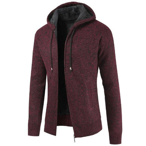 The new men's fashion casual hooded long-sleeved sweater for autumn and winter
