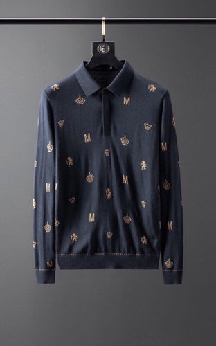 WD10292 Fashion Men's Sweaters 2019 Runway Luxury Brand European Design party style Men's Clothing