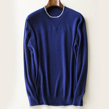 Load image into Gallery viewer, Man Sweaters Hight Quality 100% Goat Cashmere Knitting Pullovers Hot Sale Men Jumpers 4Colors Standard Clothes Cashmere Knitwear