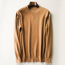 Load image into Gallery viewer, Man Sweaters Hight Quality 100% Goat Cashmere Knitting Pullovers Hot Sale Men Jumpers 4Colors Standard Clothes Cashmere Knitwear