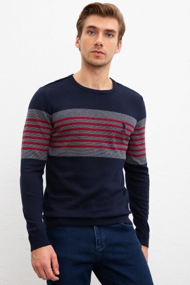 U.S. POLO ASSN. Navy Blue Standard Sweater