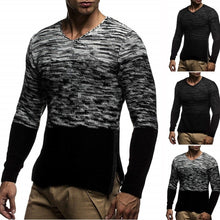 Load image into Gallery viewer, ZOGAA 2019 Autumn Casual Men&#39;s Sweater O-Neck Striped Slim Fit Knittwear Mens Sweaters Pullovers Pullover Men Pull Homme M-5XL