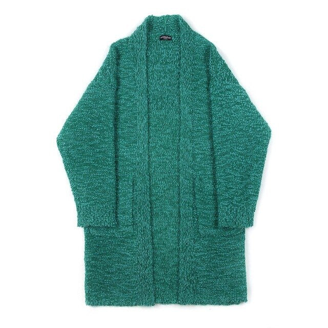 Male Streetwear Hip Hop Knit Jacket Men Women Autumn Winter Knitted Sweater Cardigan Coat  Outerwear Lovers Clothes