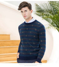 Load image into Gallery viewer, Winter Knitting Pullover Sweaters Men wool Sweater For Men Fashion O neck Sweater male Casual Pullover Sweater