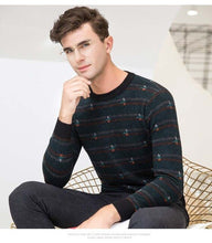 Load image into Gallery viewer, Winter Knitting Pullover Sweaters Men wool Sweater For Men Fashion O neck Sweater male Casual Pullover Sweater