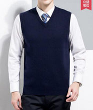 Load image into Gallery viewer, 2018 autumn and winter men&#39;s solid color men&#39;s vest sweater casual cotton men sweater thick warm free shipping 4 colors
