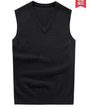Load image into Gallery viewer, 2018 autumn and winter men&#39;s solid color men&#39;s vest sweater casual cotton men sweater thick warm free shipping 4 colors