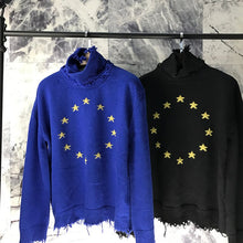 Load image into Gallery viewer, Best Version 1:1 Quality Vetements Sweater European Stars Turtleneck Sweaters Hiphop Women Men High Collar Pullovers Outwear