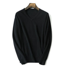 Load image into Gallery viewer, New Arrival Mens Cashmere Sweaters Casual V Neck 100% Cashmere Pullover Jumpers Knitted Mens Basic Styles Autumn Winter Tops